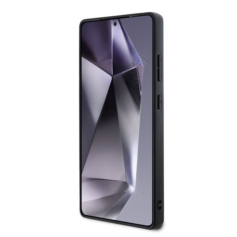 Galaxy S25 Ultra Kılıf DKNY Orijinal Lisanslı M-safe Şarj Özellikli 3D Yazılı Checkered Pattern Kılıf