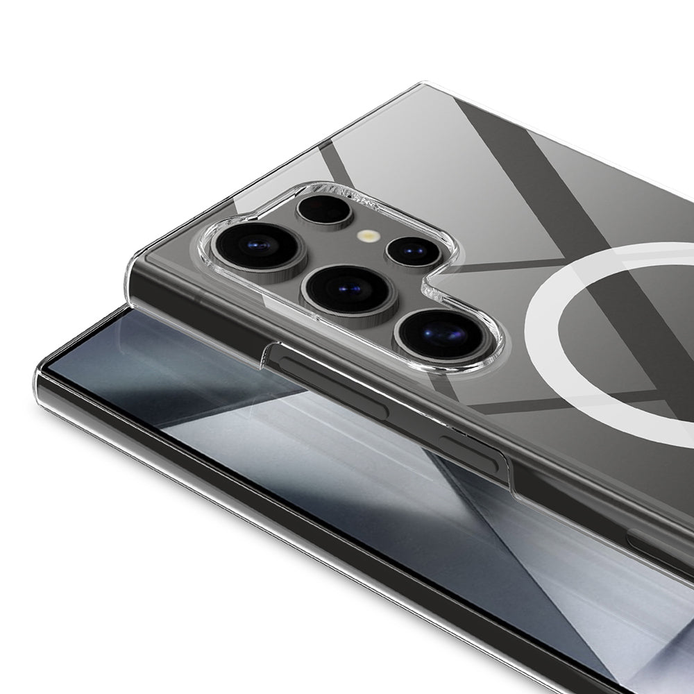 Galaxy S25 Ultra Kılıf Kamera Korumalı M-safe Sert PC Zore Porto Kılıf