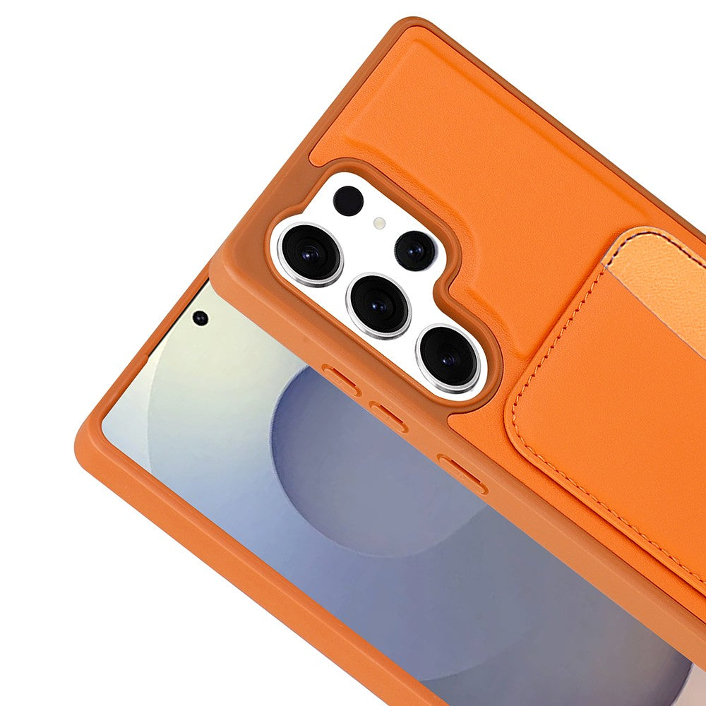 Galaxy S25 Ultra Kılıf Kartlıklı Zore X-Kart Silikon Kılıf