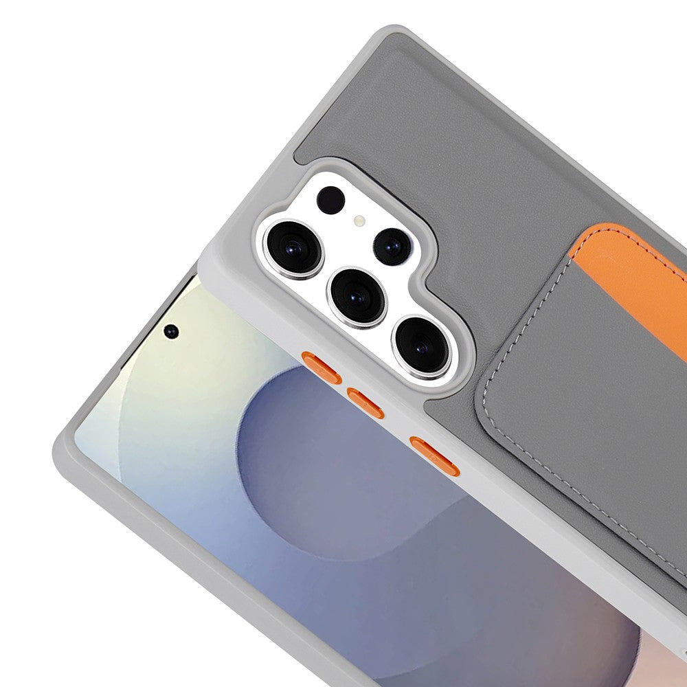 Galaxy S25 Ultra Kılıf Kartlıklı Zore X-Kart Silikon Kılıf