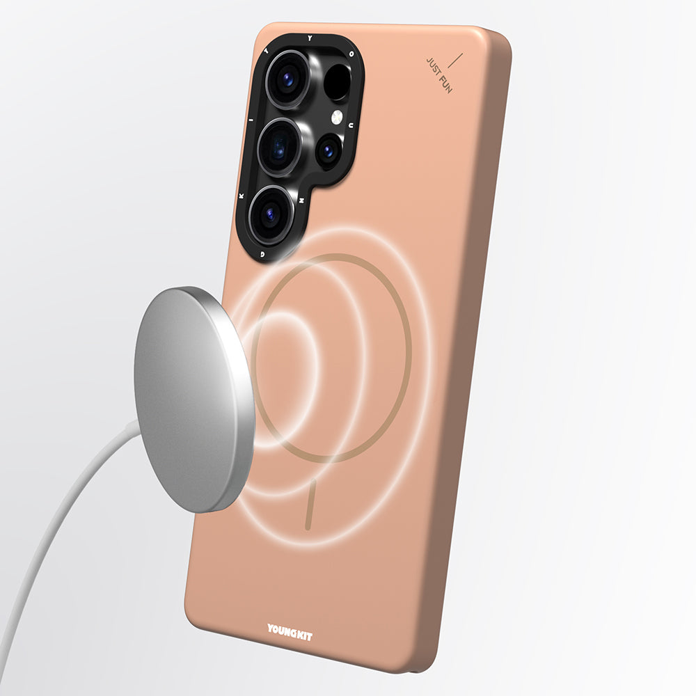 Galaxy S25 Ultra Kılıf M-safe Şarj Özellikli Youngkit Dynamag Serisi Kılıf