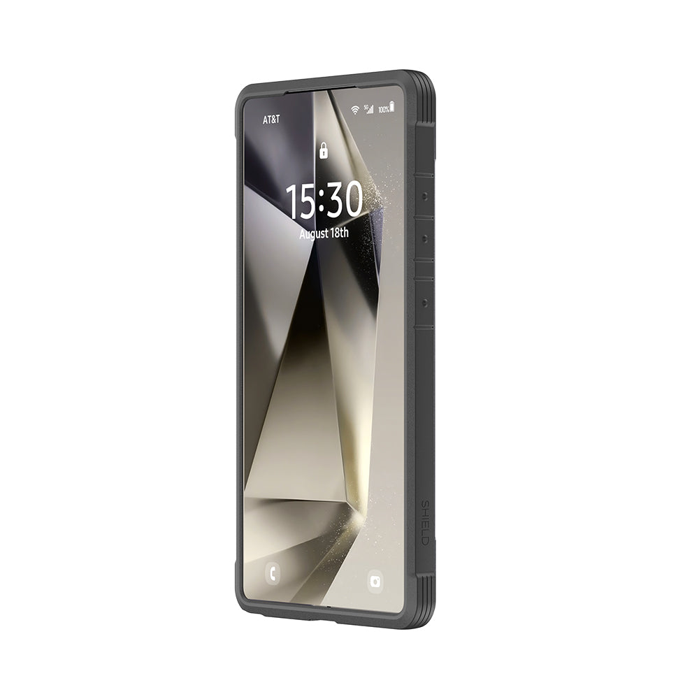 Galaxy S25 Ultra Kılıf M-safe Şarj Özellikli Airbagli Raptic Shield Serisi Şeffaf Arka Yüzey Kılıf