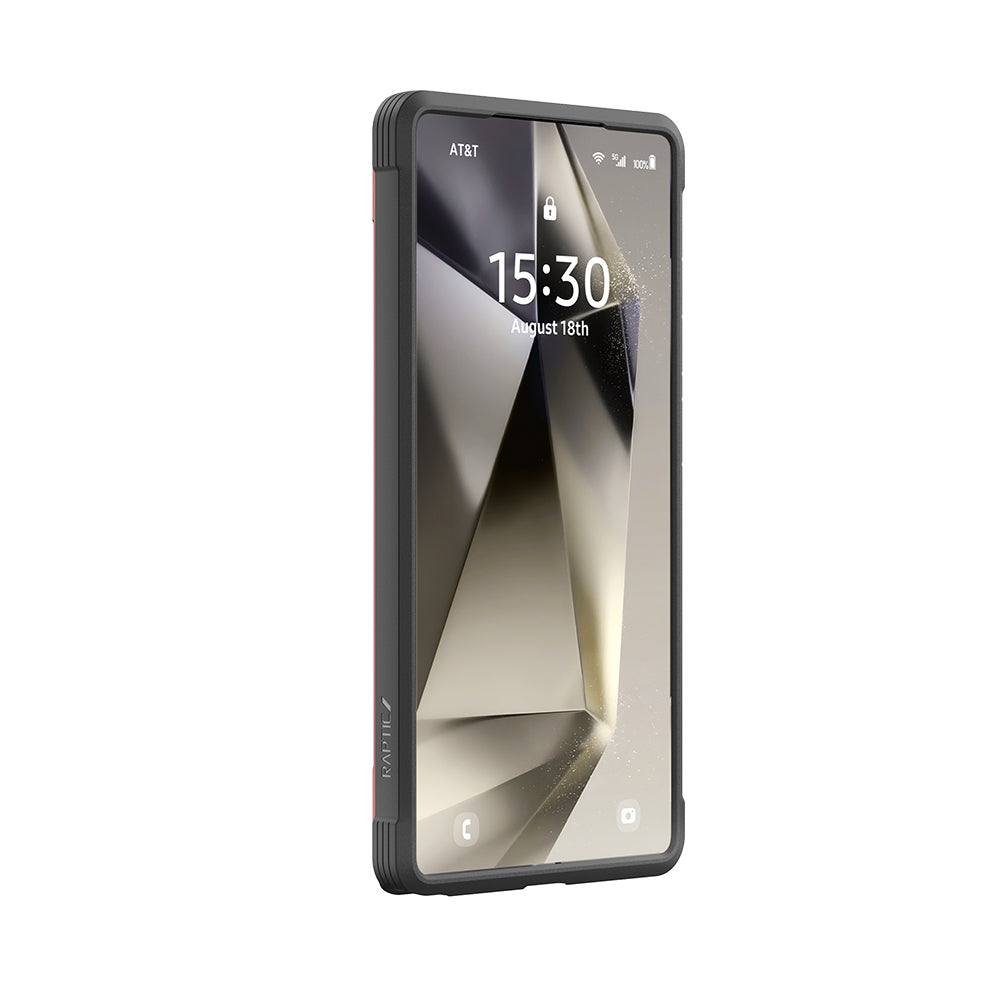 Galaxy S25 Ultra Kılıf M-safe Şarj Özellikli Airbagli Raptic Shield Serisi Şeffaf Arka Yüzey Kılıf