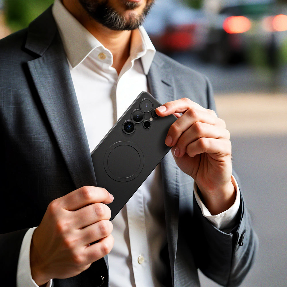 Galaxy S25 Ultra Kılıf M-safe Şarj Özellikli Amazingthing Minimal Air Serisi Kılıf