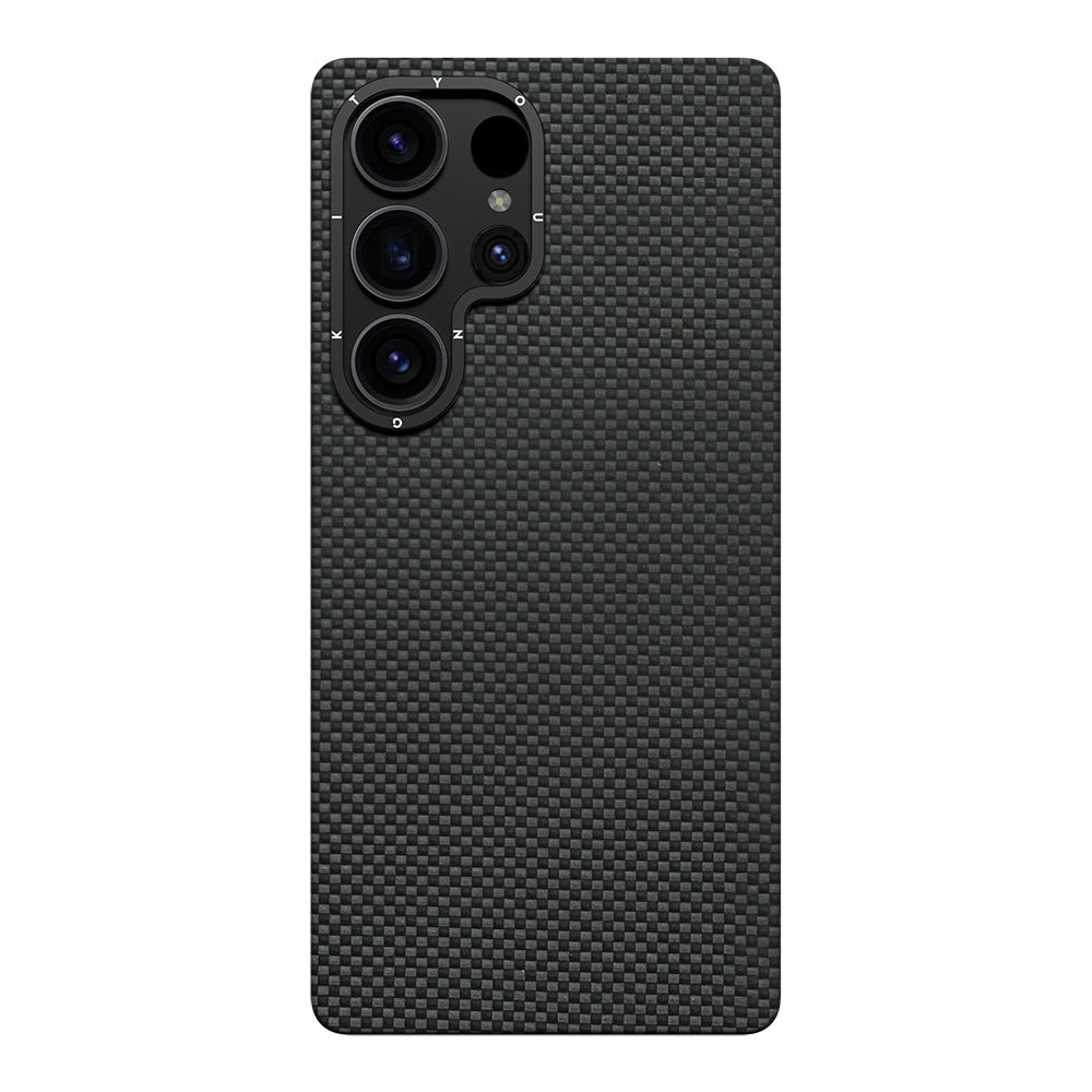 Galaxy S25 Ultra Kılıf M-safe Şarj Özellikli Aramid Fiber Youngkit 1500D Kevlar Extreme Wing Serisi Kılıf