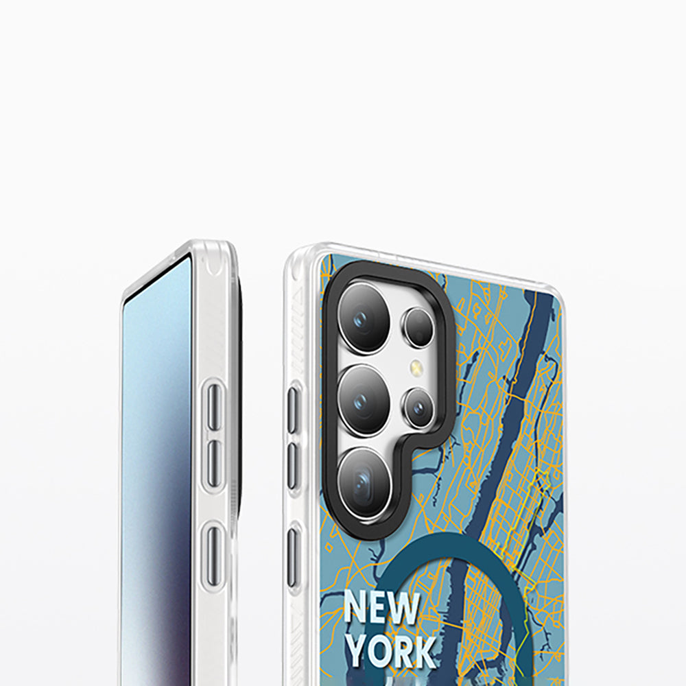 Galaxy S25 Ultra Kılıf M-safe Şarj Özellikli Benks Dynamic City Serisi Kılıf