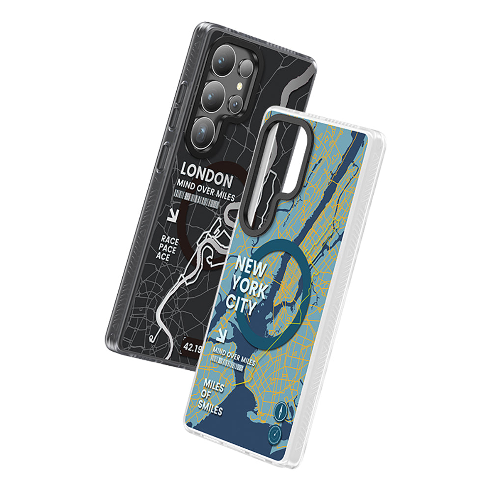 Galaxy S25 Ultra Kılıf M-safe Şarj Özellikli Benks Dynamic City Serisi Kılıf