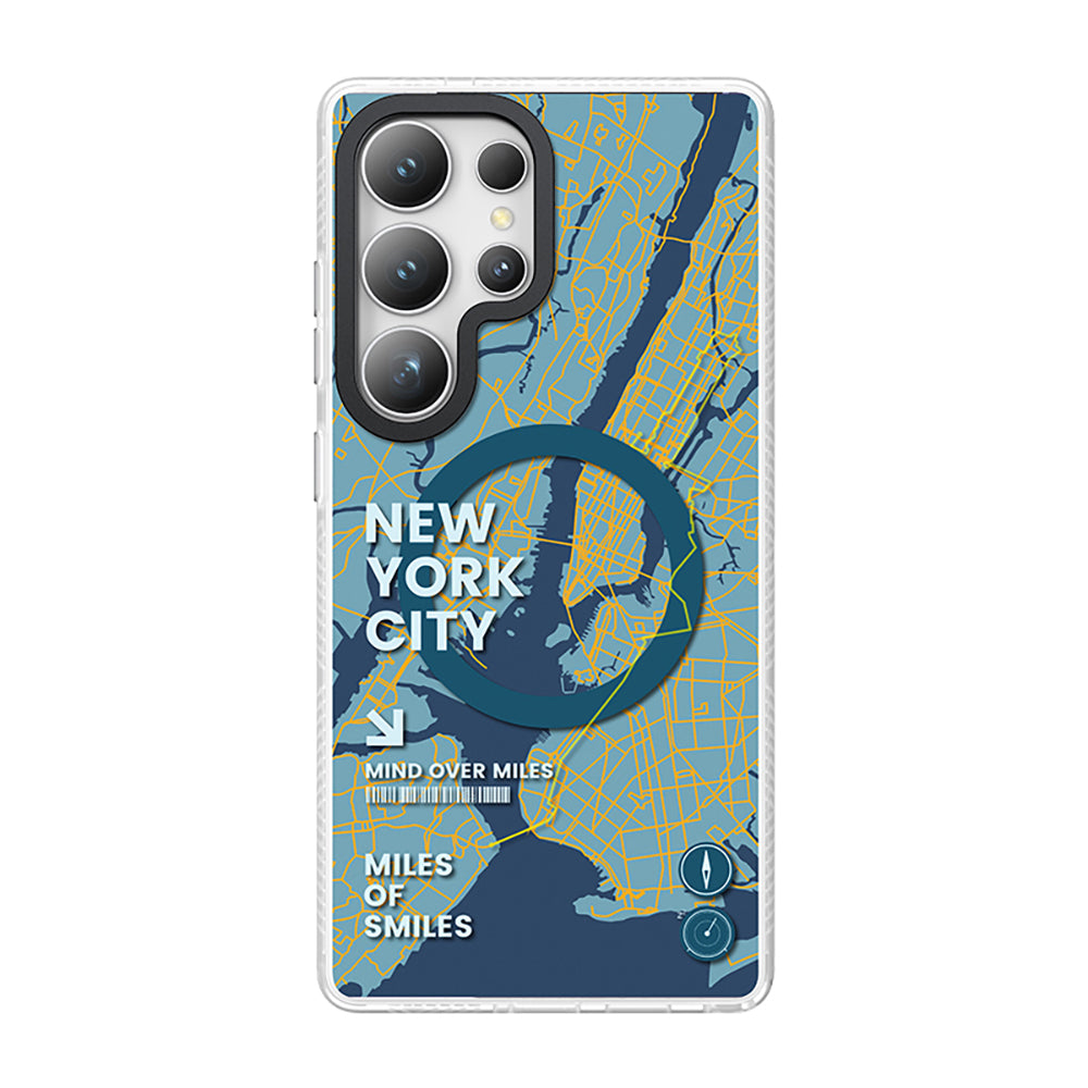 Galaxy S25 Ultra Kılıf M-safe Şarj Özellikli Benks Dynamic City Serisi Kılıf