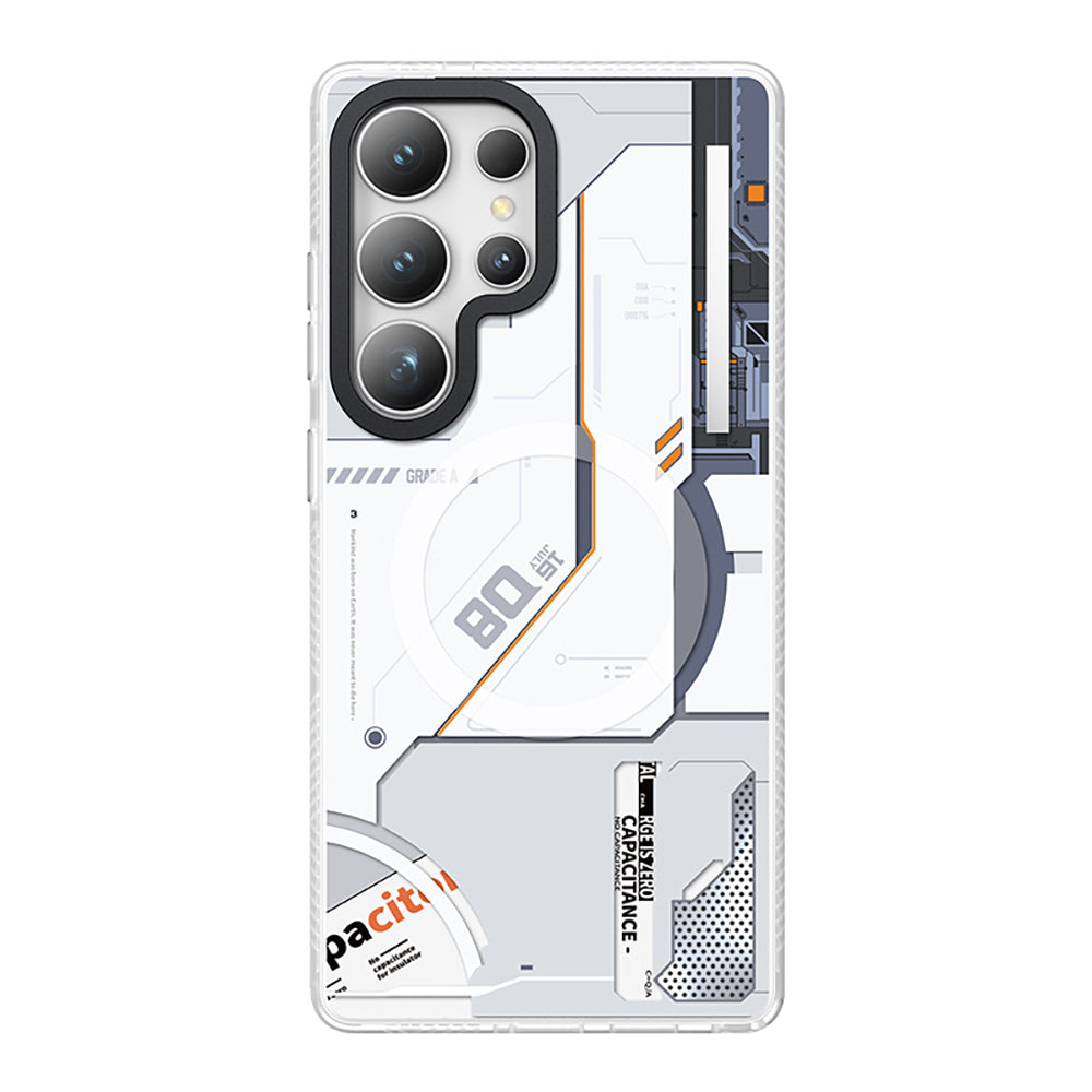 Galaxy S25 Ultra Kılıf M-safe Şarj Özellikli Benks Dynamic Mecha Serisi Kılıf