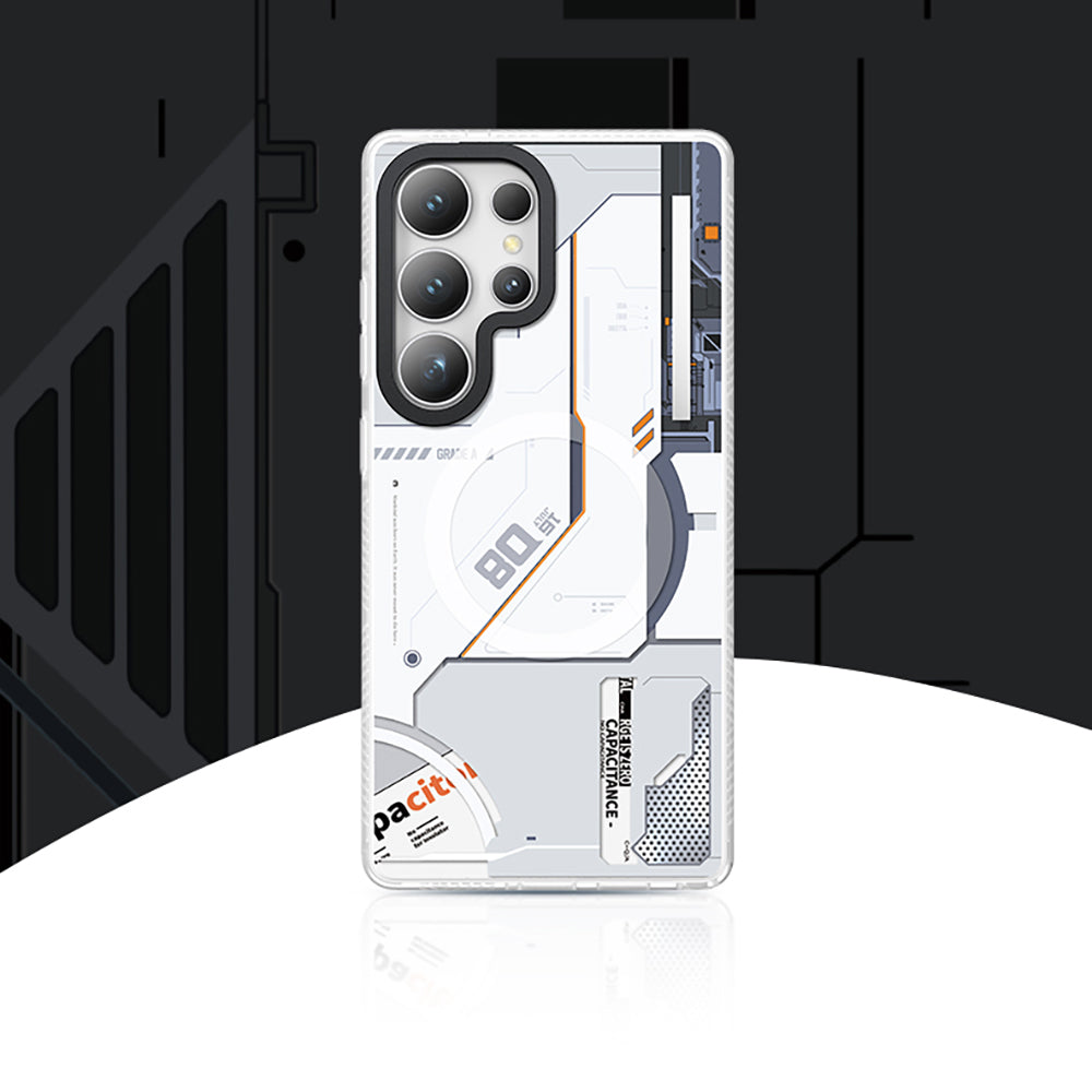 Galaxy S25 Ultra Kılıf M-safe Şarj Özellikli Benks Dynamic Mecha Serisi Kılıf