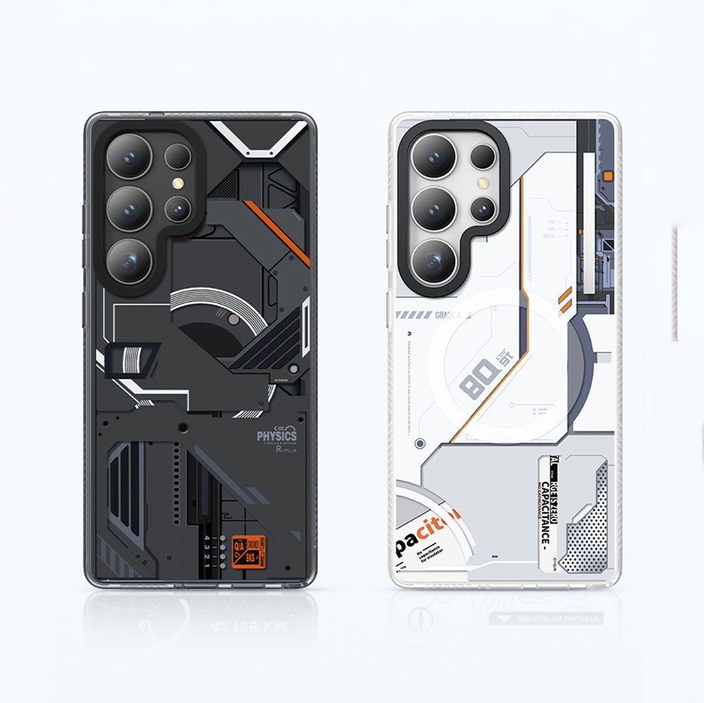 Galaxy S25 Ultra Kılıf M-safe Şarj Özellikli Benks Dynamic Mecha Serisi Kılıf