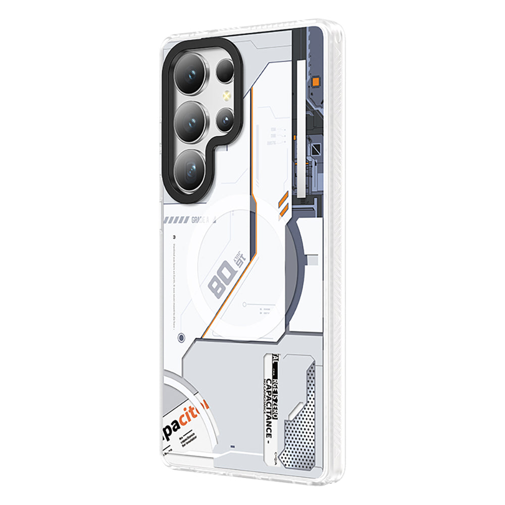 Galaxy S25 Ultra Kılıf M-safe Şarj Özellikli Benks Dynamic Mecha Serisi Kılıf