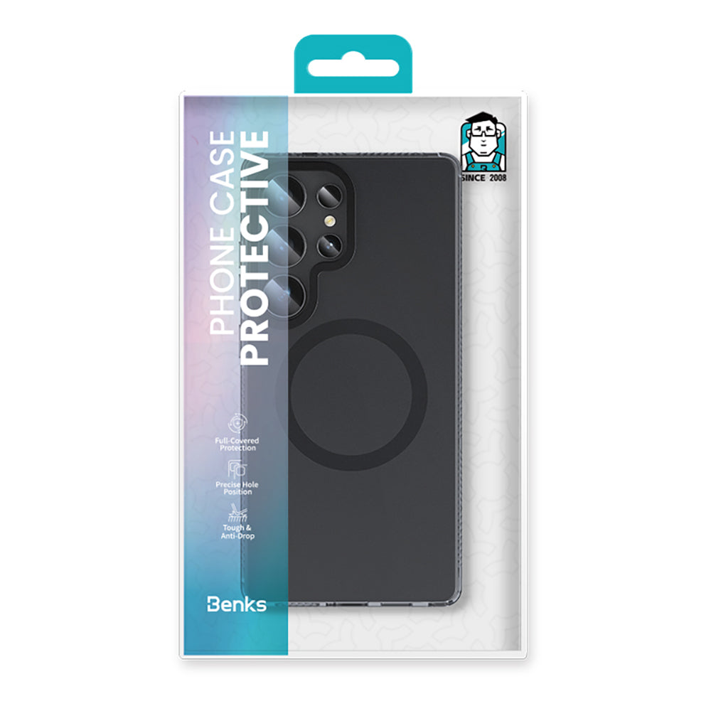 Galaxy S25 Ultra Kılıf M-safe Şarj Özellikli Benks Lucid Armor Kılıf