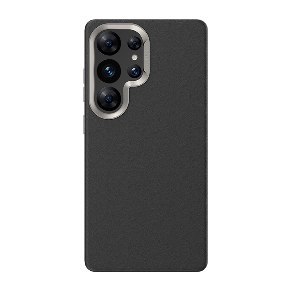 Galaxy S25 Ultra Kılıf M-safe Şarj Özellikli Çizilmeye Dayanıklı Benks VitaPro Serisi PU Deri Kılıf