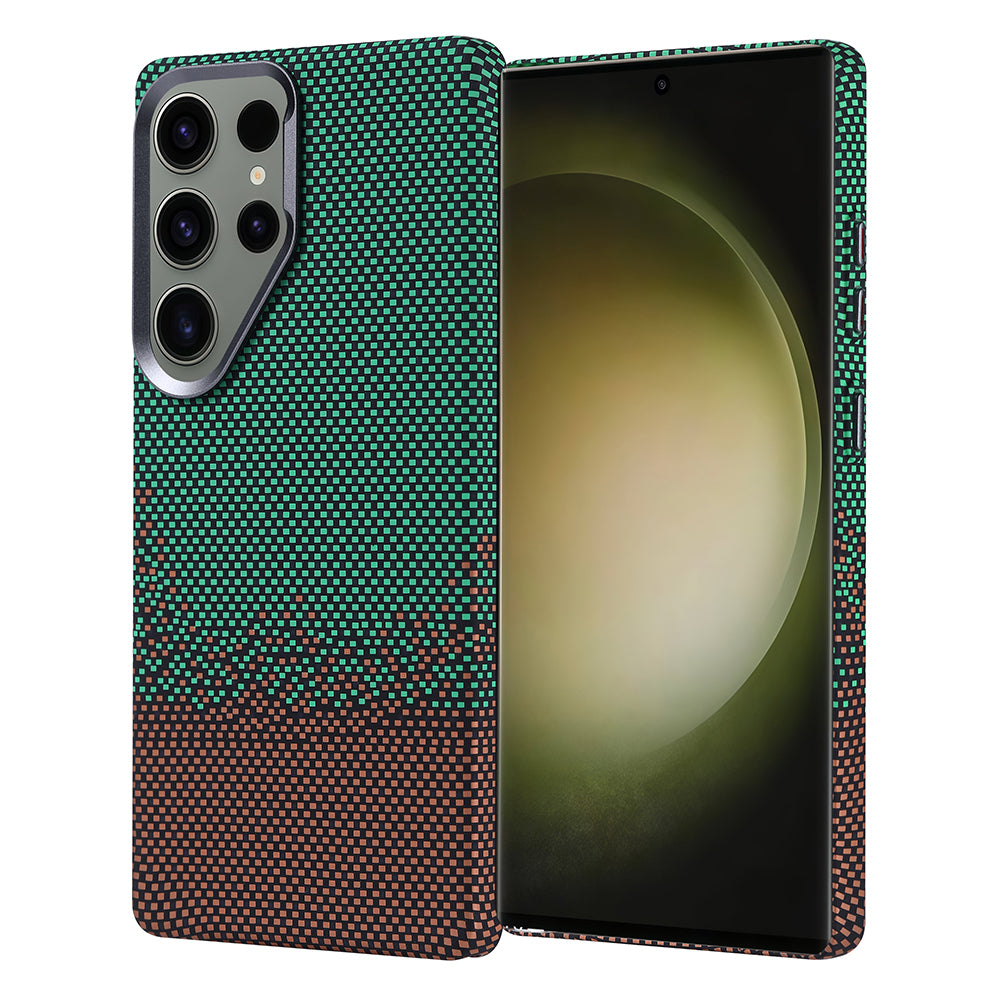 Galaxy S25 Ultra Kılıf M-safe Şarj Özellikli Karbon Fiber Görünümlü Zore Nekst Kılıf