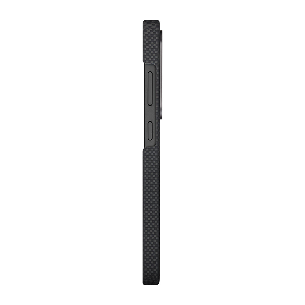 Galaxy S25 Ultra Kılıf M-safe Şarj Özellikli Lumintex Teknolojili Fosforlu Aramid Karbon Fiber Pitaka Tactile Woven Aries Serisi Kılıf