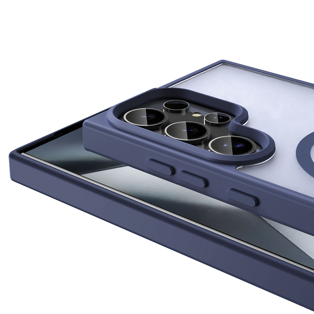 Galaxy S25 Ultra Kılıf M-safe Şarj Özellikli Mat Arka Yüzey Zore Sio Kılıf