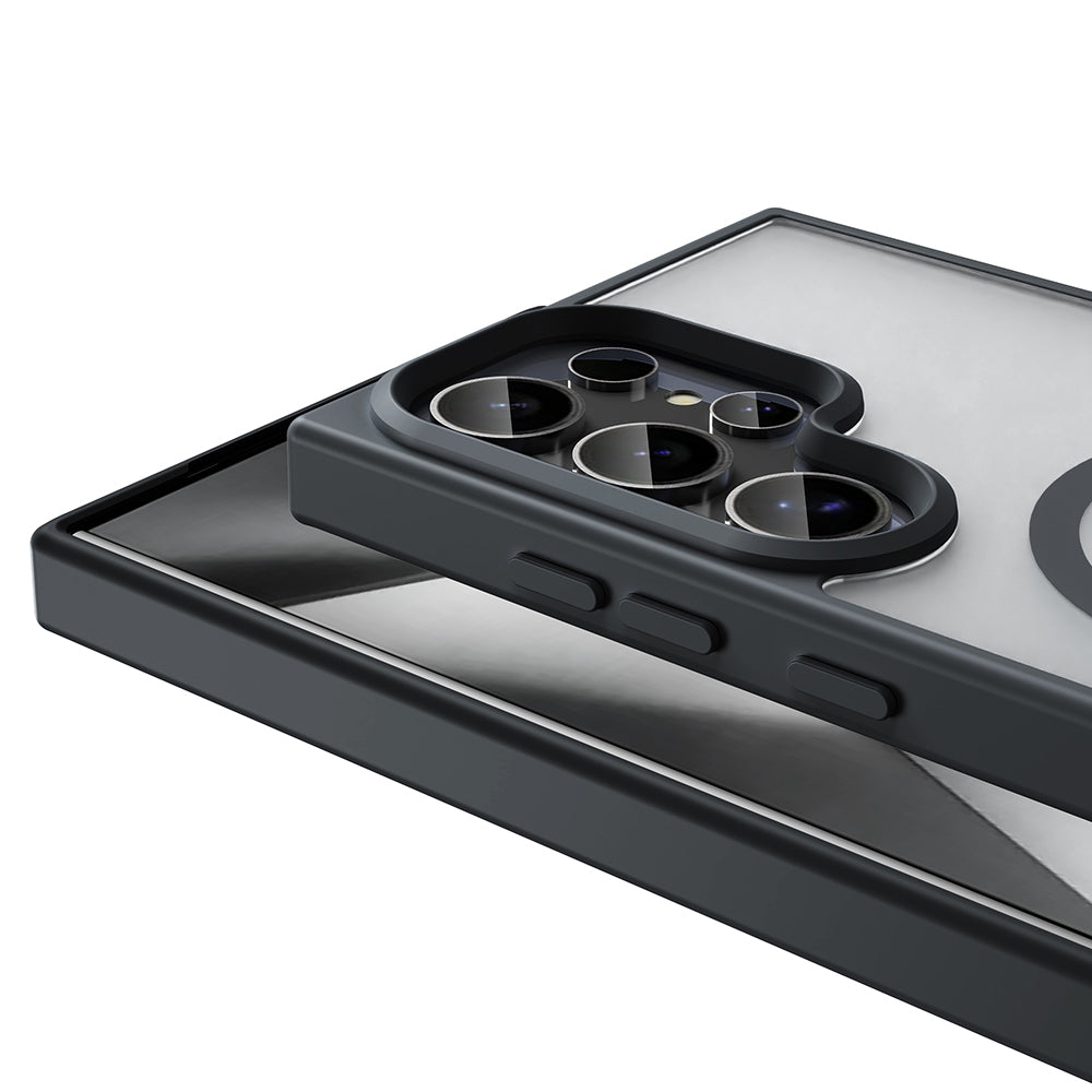 Galaxy S25 Ultra Kılıf M-safe Şarj Özellikli Mat Arka Yüzey Zore Sio Kılıf