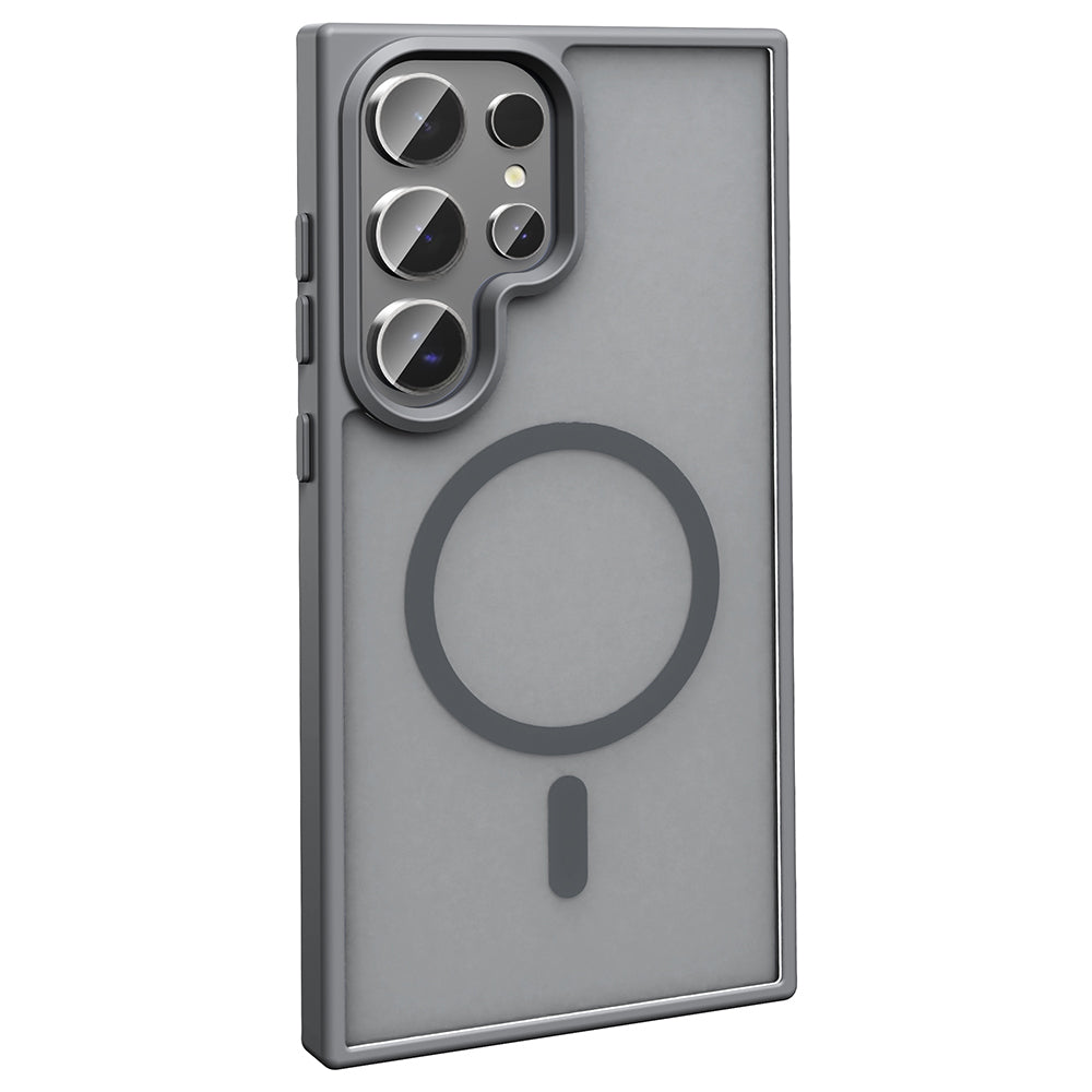 Galaxy S25 Ultra Kılıf M-safe Şarj Özellikli Mat Arka Yüzey Zore Sio Kılıf