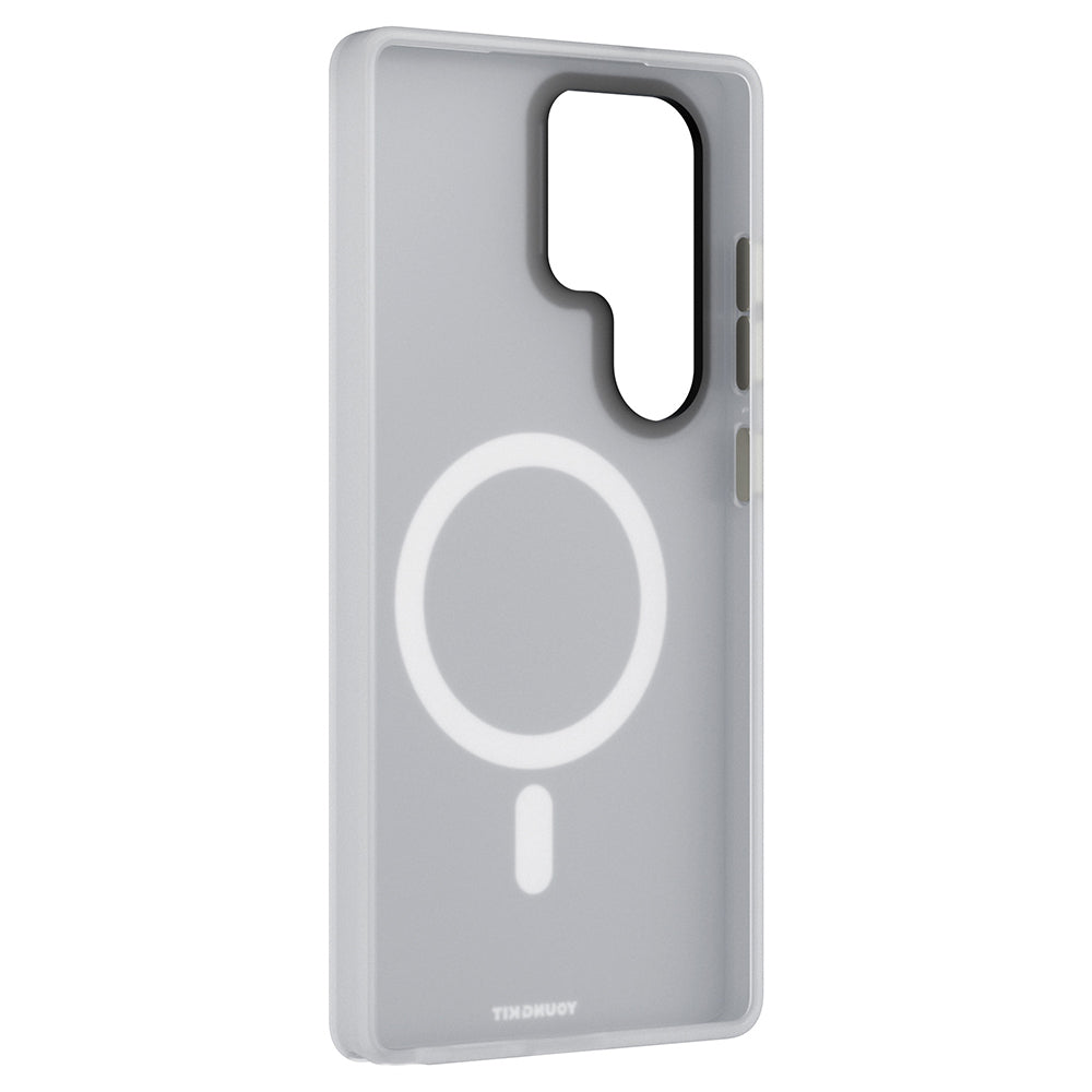 Galaxy S25 Ultra Kılıf M-safe Şarj Özellikli Youngkit Hidden Sand Serisi Kılıf