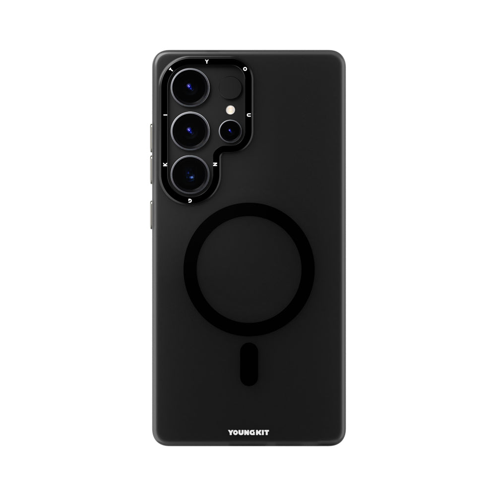 Galaxy S25 Ultra Kılıf M-safe Şarj Özellikli Youngkit Hidden Sand Serisi Kılıf