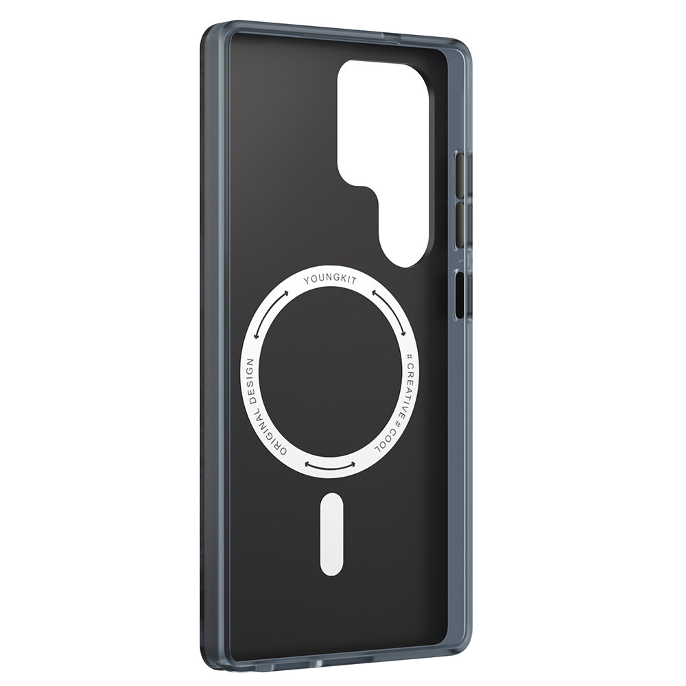 Galaxy S25 Ultra Kılıf M-safe Şarj Özellikli YoungKit Technology Serisi Kılıf