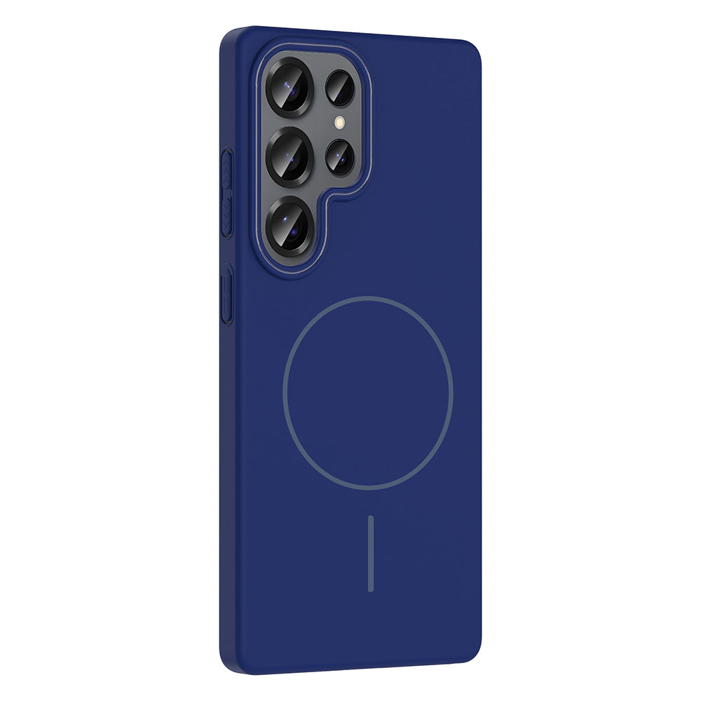 Galaxy S25 Ultra Kılıf M-safe Şarj Özellikli Zore Ruby Sert Kılıf