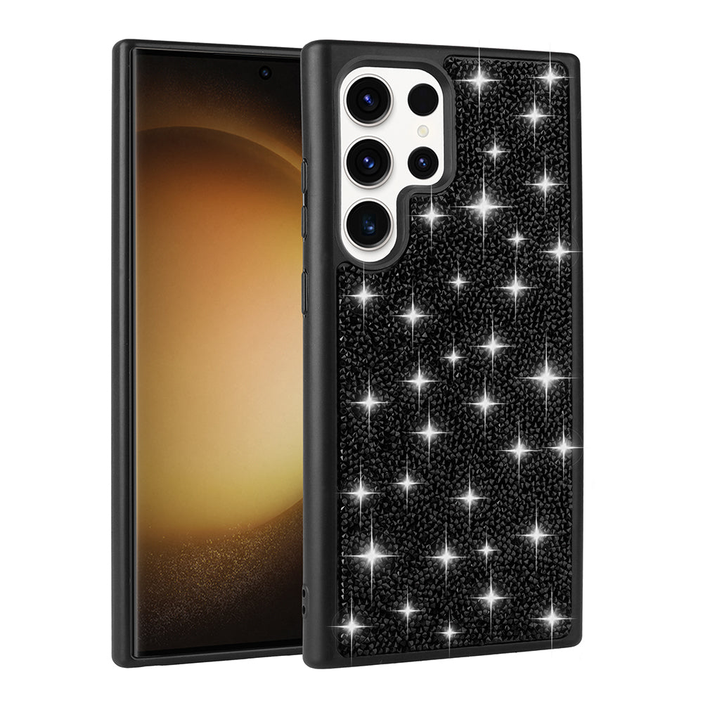 Galaxy S25 Ultra Kılıf Parlak Taşlı Tasarım Zore Pırlanta Kılıf