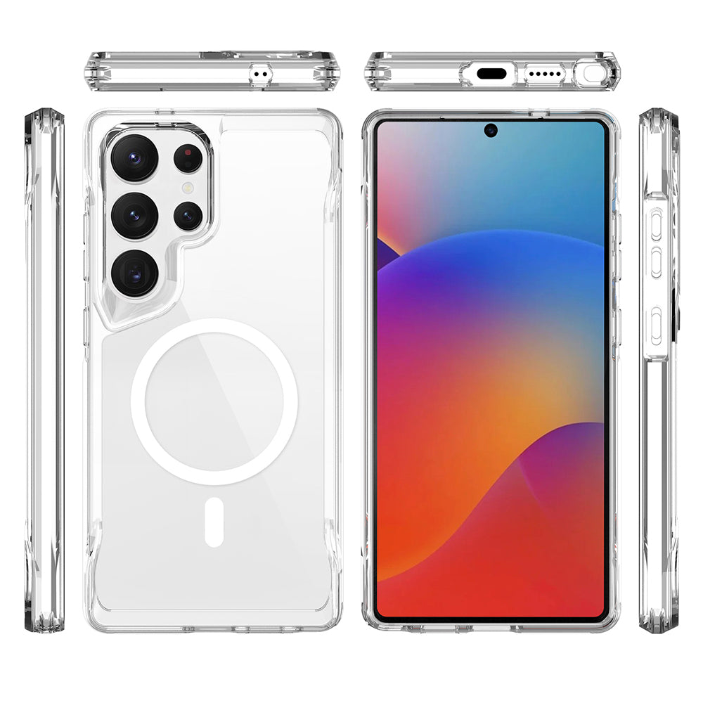 Galaxy S25 Ultra Kılıf Zore M-safe Şarj Özellikli T-Max M-safe Kılıf