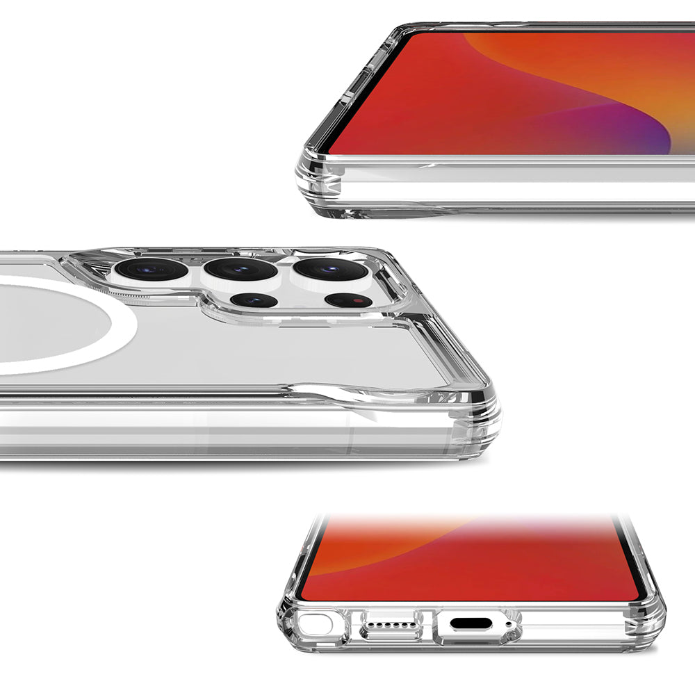 Galaxy S25 Ultra Kılıf Zore M-safe Şarj Özellikli T-Max M-safe Kılıf