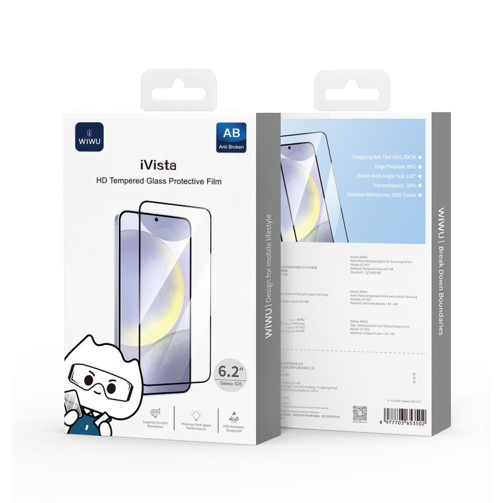 Galaxy S25 Wiwu iVista Super Hardness Ekran Koruyucu