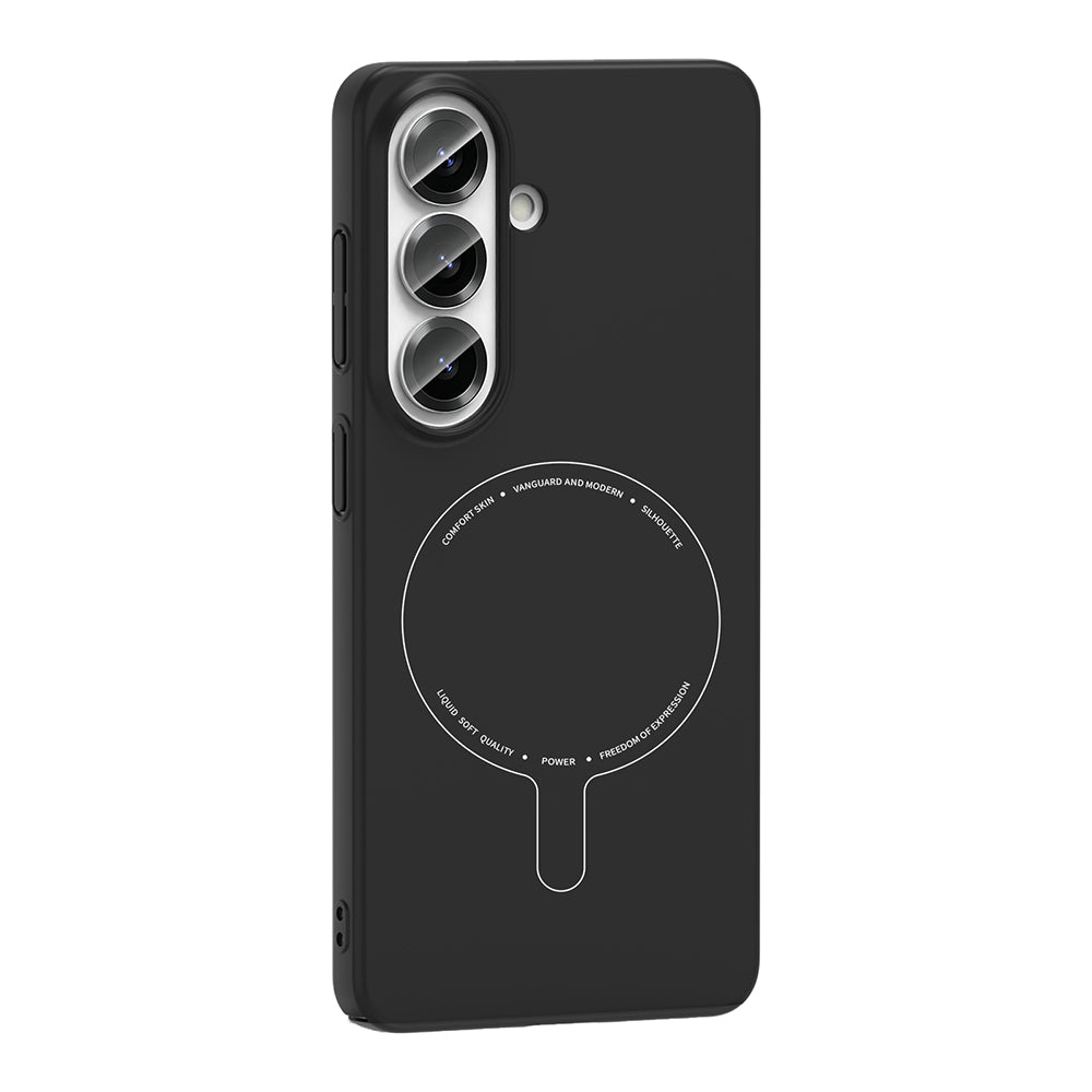 Galaxy S26 FE Kılıf M-Safe Şarj Özellikli Kamera Korumalı Zore Elio Sert PC Kılıf