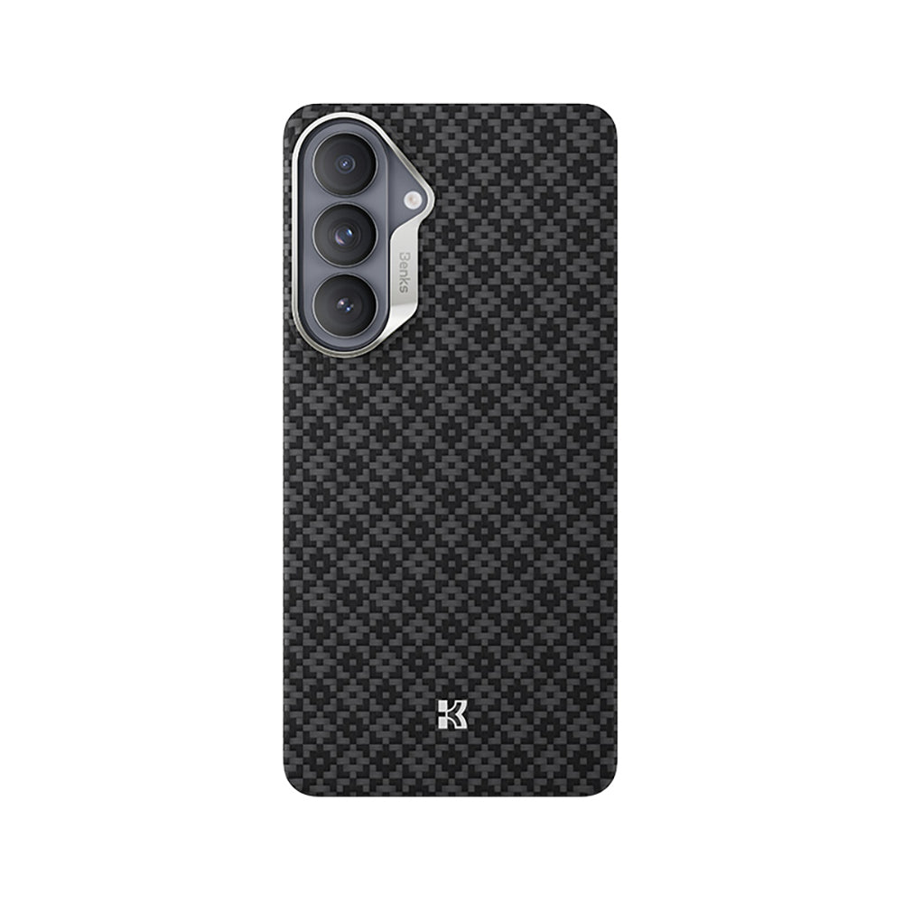Galaxy S26 Plus Kılıf M-Safe Şarj Özellikli Benks ArmorAir ArmorGrid Serisi Kevlar Karbon Kılıf