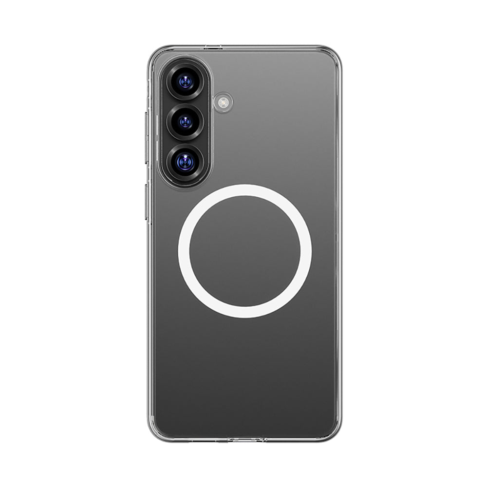 Galaxy S26 Plus Kılıf M-safe Şarj Özellikli Benks Magnetik Crystal Serisi Şeffaf Kılıf