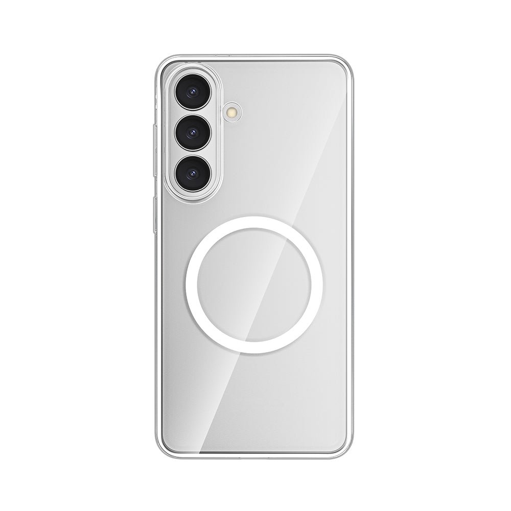Galaxy S26 Plus Kılıf M-safe Şarj Özellikli Transparan Sert PC Wlons Pita Kılıf