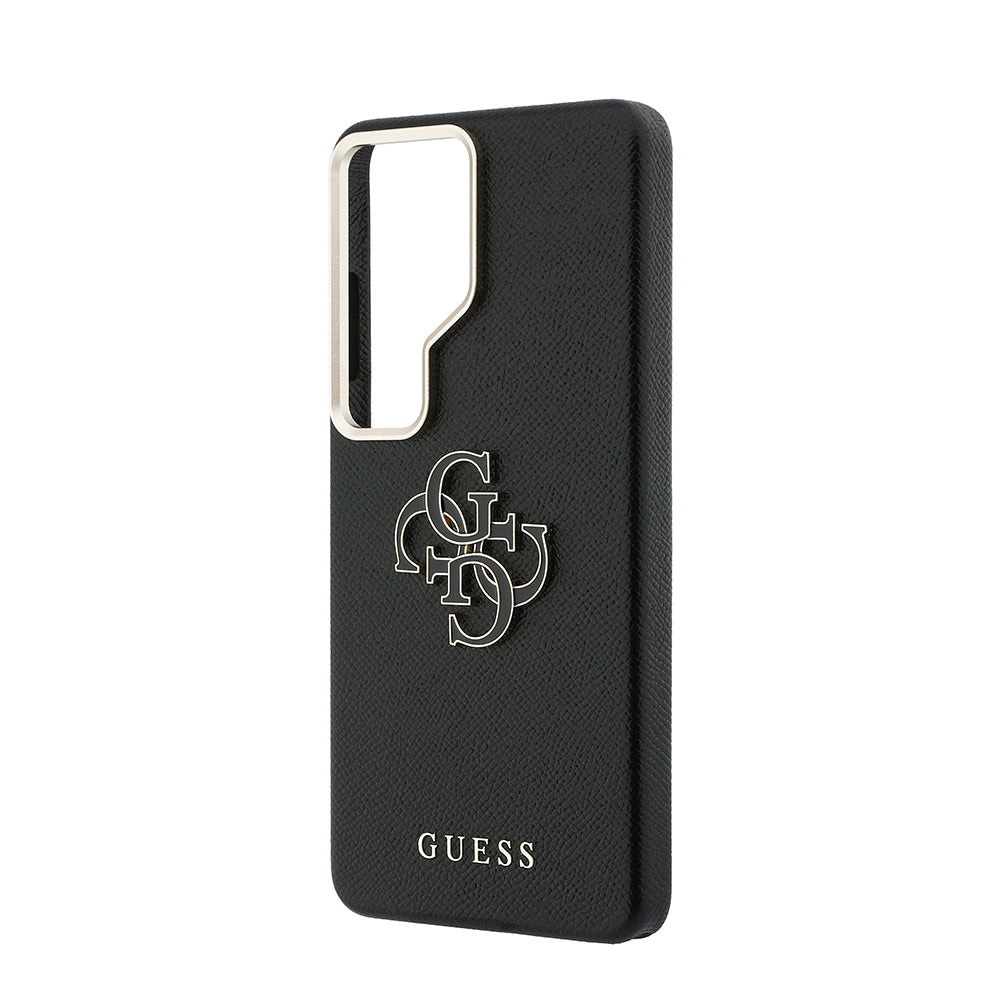 Galaxy S26 Ultra Kılıf Guess Orijinal Lisanslı Grained Yazı ve 4G Büyük Metal Logolu Kılıf