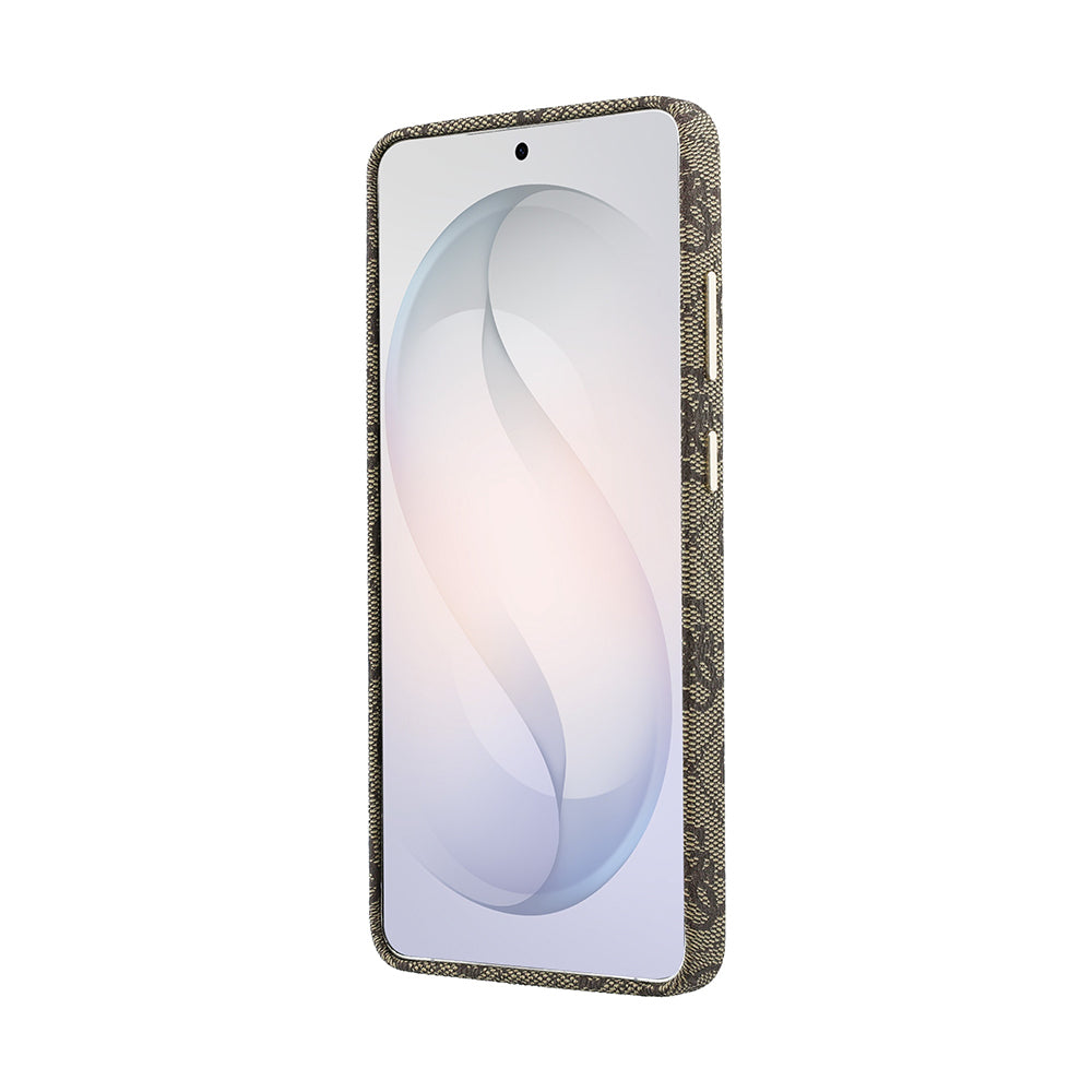 Galaxy S26 Ultra Kılıf Guess Orijinal Lisanslı M-safe Şarj Özellikli Script Yazı Logolu 4G Desenli Kılıf