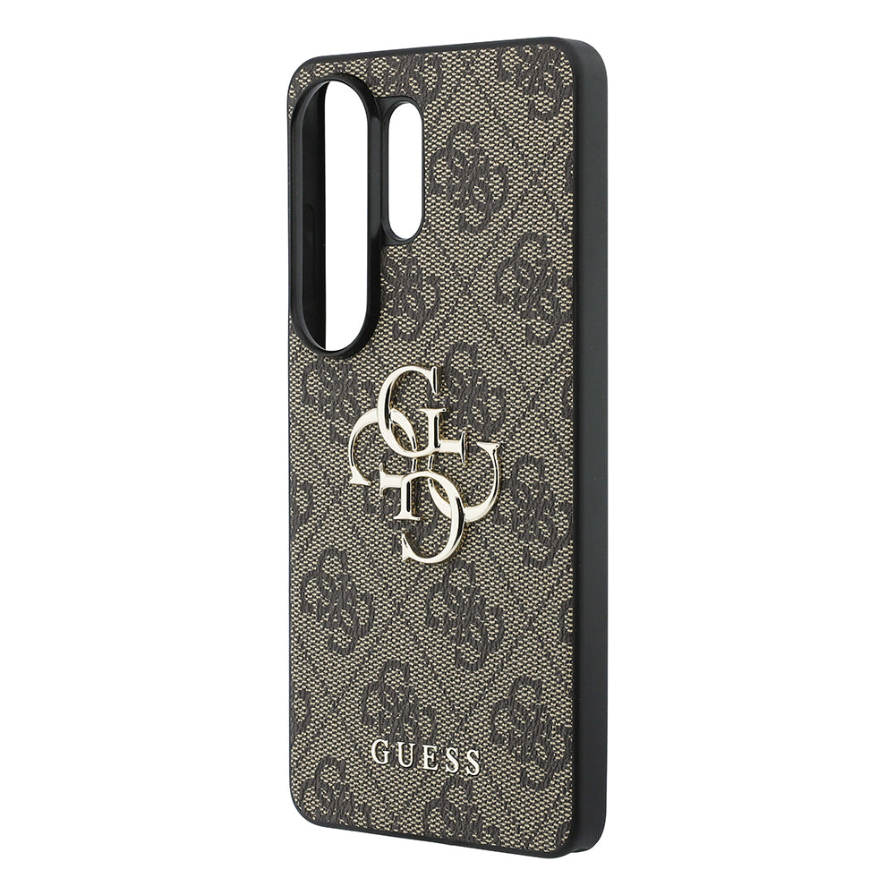 Galaxy S26 Ultra Kılıf Guess Orijinal Lisanslı PU Deri Büyük Metal Logo Dizaynlı Kılıf
