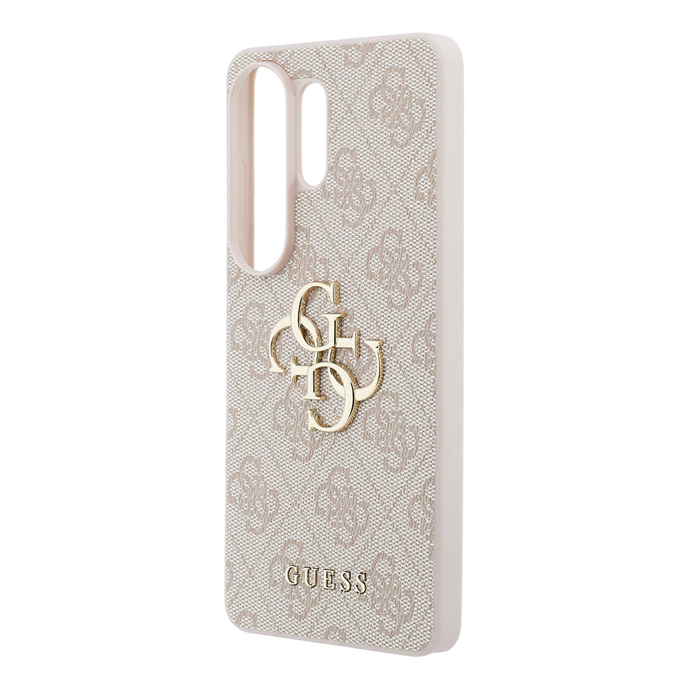 Galaxy S26 Ultra Kılıf Guess Orijinal Lisanslı PU Deri Büyük Metal Logo Dizaynlı Kılıf