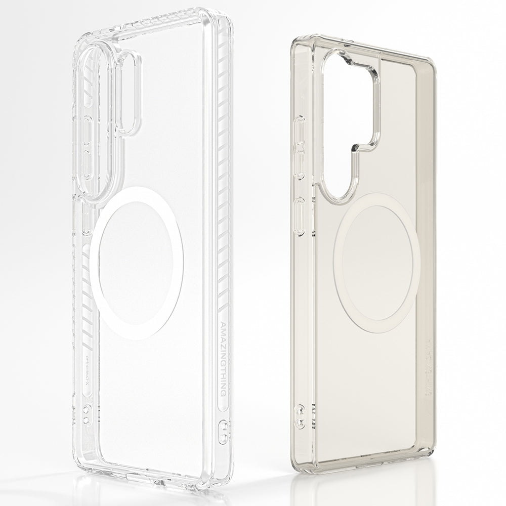Galaxy S26 Ultra Kılıf M-Safe Şarj Özellikli Airbag Tasarımlı AmazingThing Titan Mag Case Serisi Kılıf