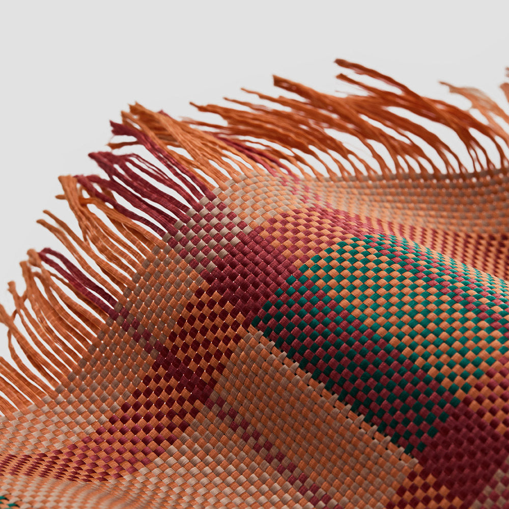 Galaxy S26 Ultra Kılıf M-safe Şarj Özellikli Aramid Karbon Fiber Pitaka Flora in Grid Serisi Kılıf