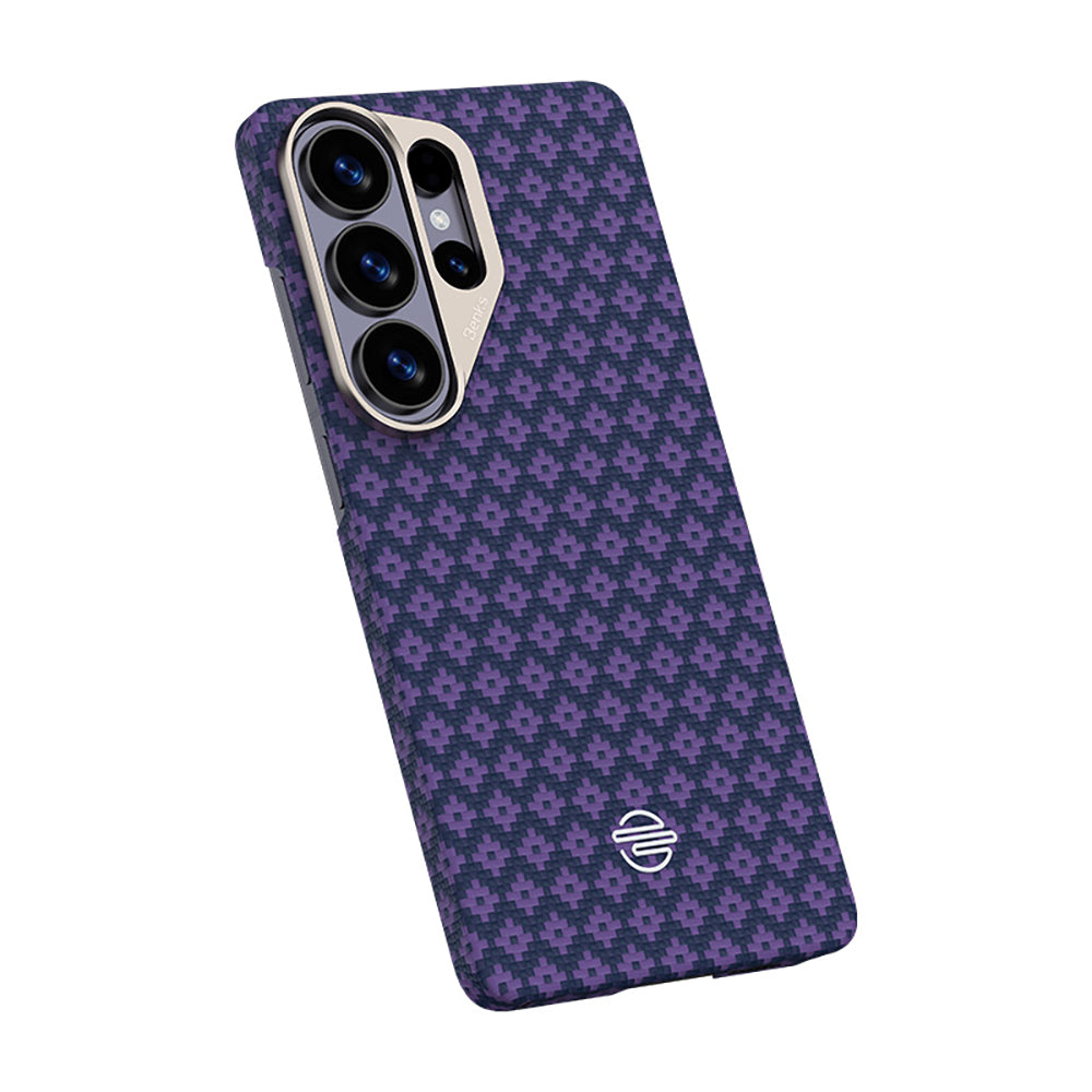Galaxy S26 Ultra Kılıf M-Safe Şarj Özellikli Benks ArmorAir ArmorGrid Serisi Kevlar Karbon Kılıf
