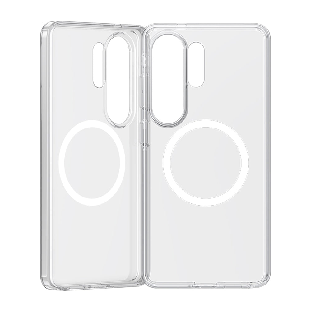 Galaxy S26 Ultra Kılıf M-safe Şarj Özellikli Benks Magnetik Crystal Serisi Şeffaf Kılıf