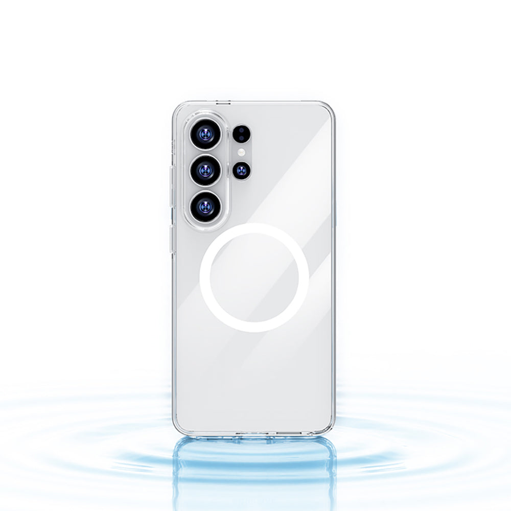 Galaxy S26 Ultra Kılıf M-safe Şarj Özellikli Benks Magnetik Crystal Serisi Şeffaf Kılıf