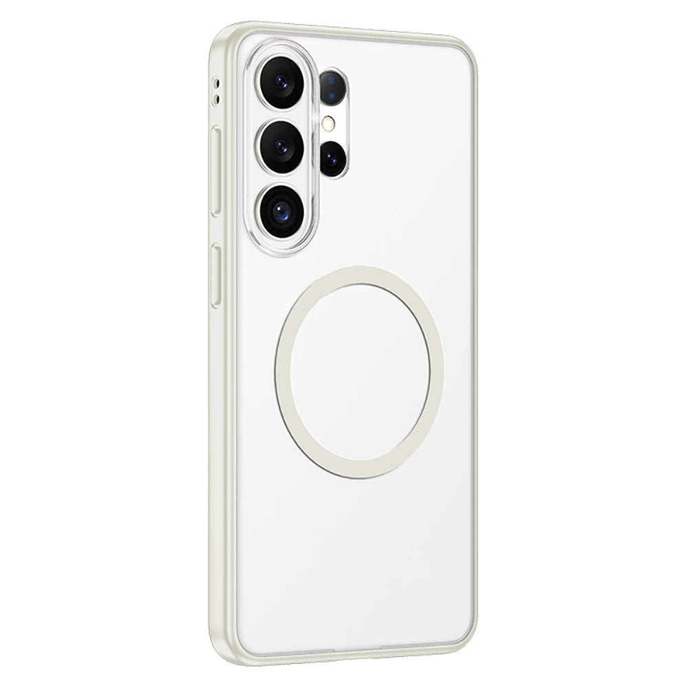 Galaxy S26 Ultra Kılıf M-safe Şarj Özellikli Mat Arka Yüzey Wlons Lola Kılıf
