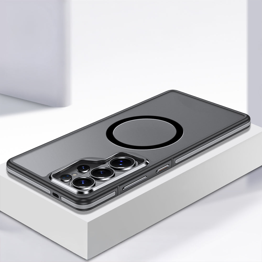 Galaxy S26 Ultra Kılıf M-safe Şarj Özellikli Mat Görünümlü Wlons Vevo Kılıf