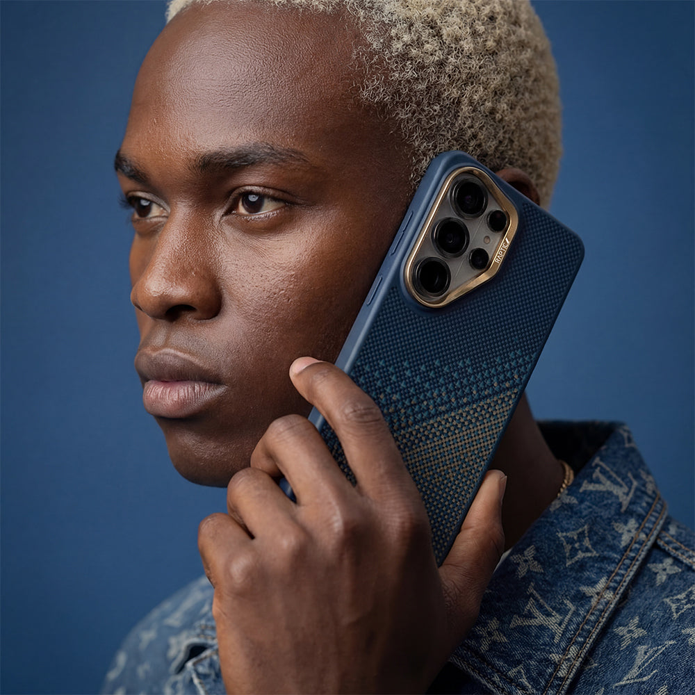 Galaxy S26 Ultra Kılıf M-safe Şarj Özellikli Raptic Aramid Skin Dual Serisi Karbon Kılıf