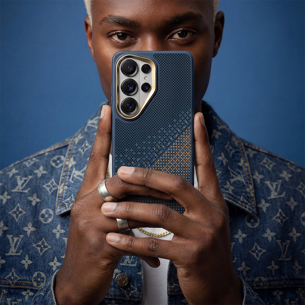 Galaxy S26 Ultra Kılıf M-safe Şarj Özellikli Raptic Aramid Skin Dual Serisi Karbon Kılıf