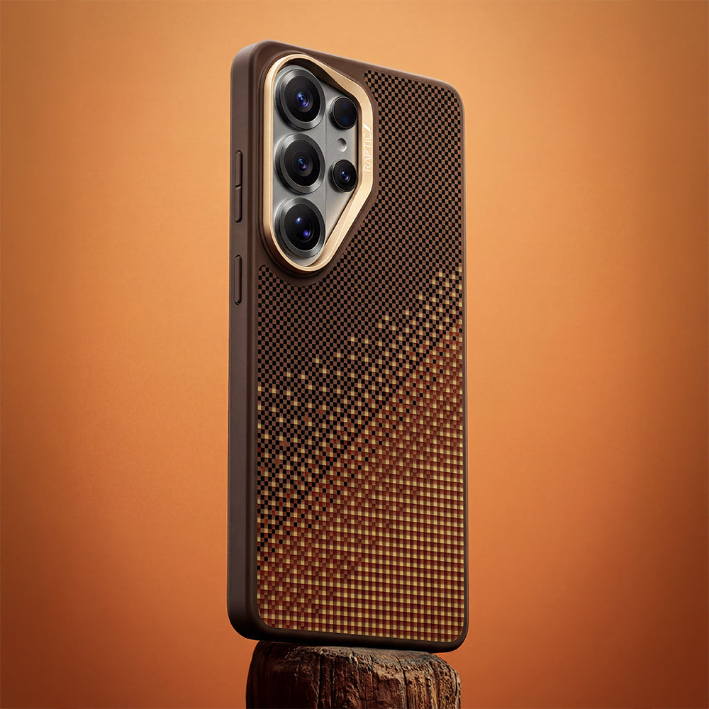 Galaxy S26 Ultra Kılıf M-safe Şarj Özellikli Raptic Aramid Skin Dual Serisi Karbon Kılıf