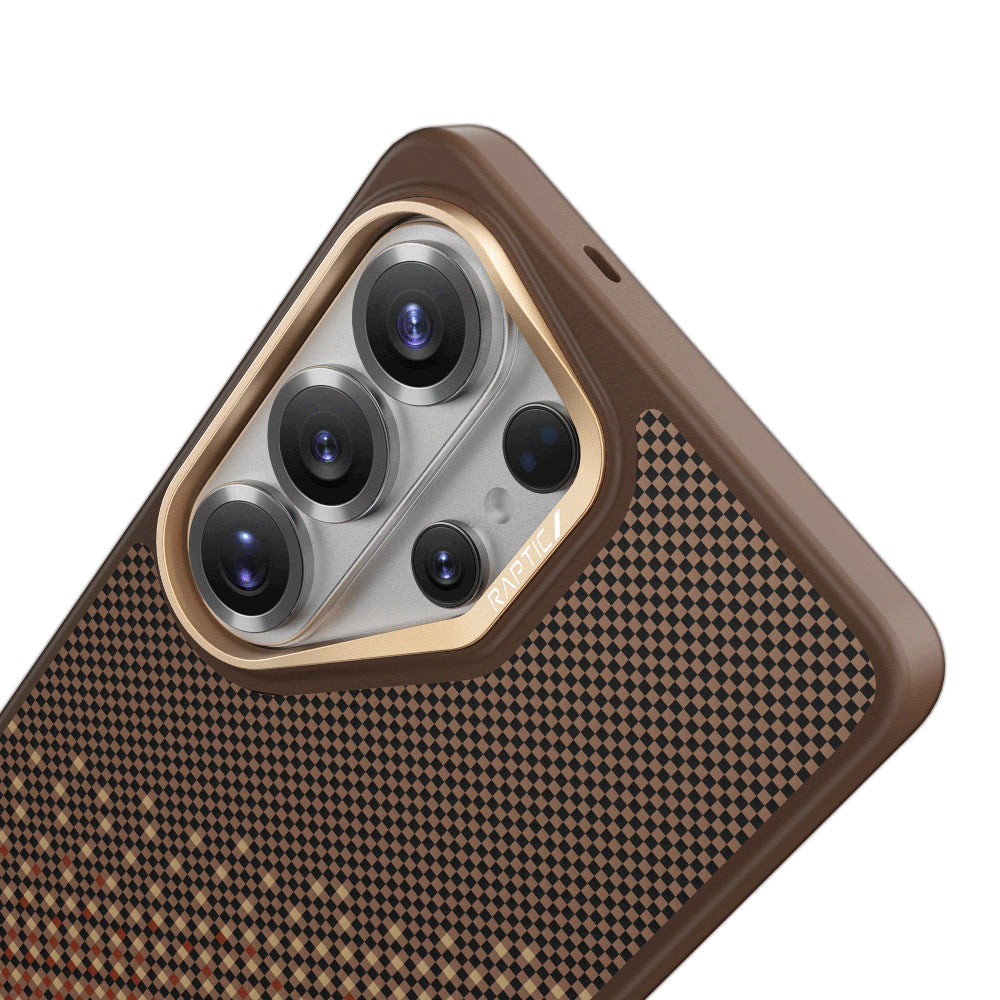 Galaxy S26 Ultra Kılıf M-safe Şarj Özellikli Raptic Aramid Skin Dual Serisi Karbon Kılıf